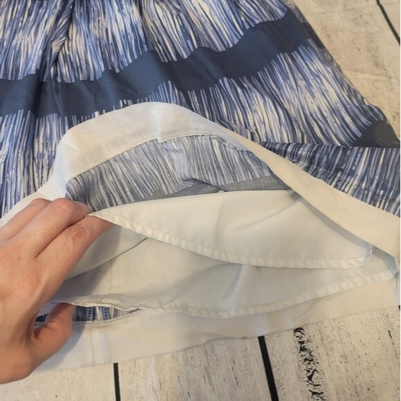 Banana Republic Navy Blue A-Line Skirt with Pockets Womens Size Large - Picture 9 of 11